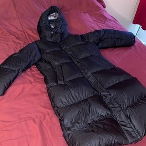 Mackage Eliane Foil Shield Maxi Down Coat